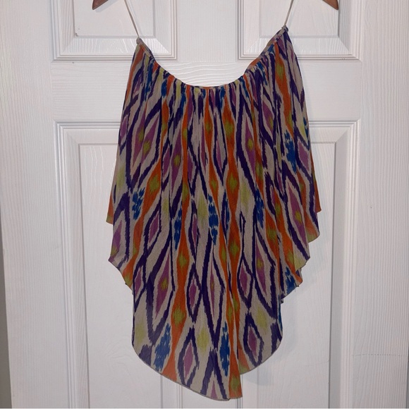 Colorful Patterned strapless top - Picture 1 of 2